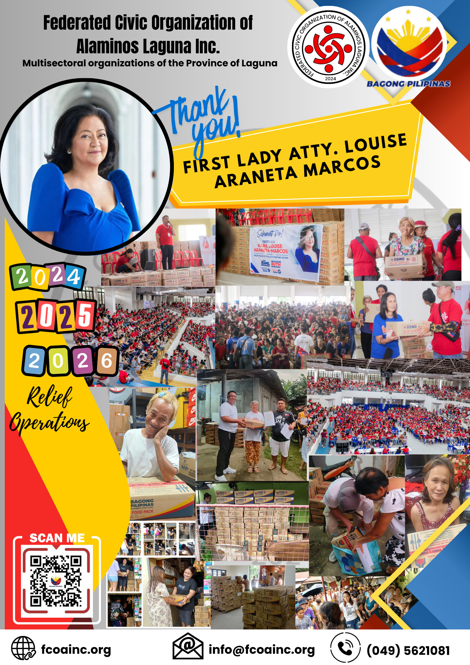 FCOA INC. BRINGS 3,000 RELIEF FOOD BOXES TO MEMBERS AFFECTED BY HABAGAT 🤝❤️